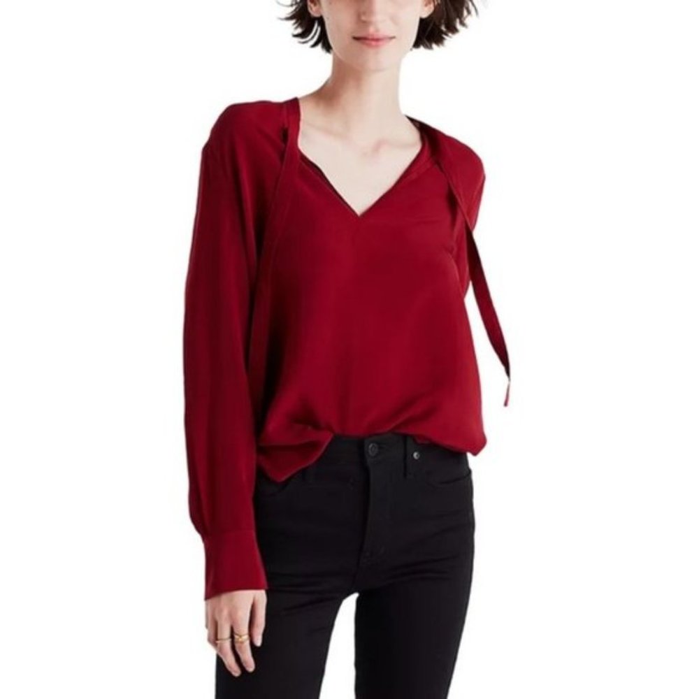 MADEWELL Soft Red Blouse